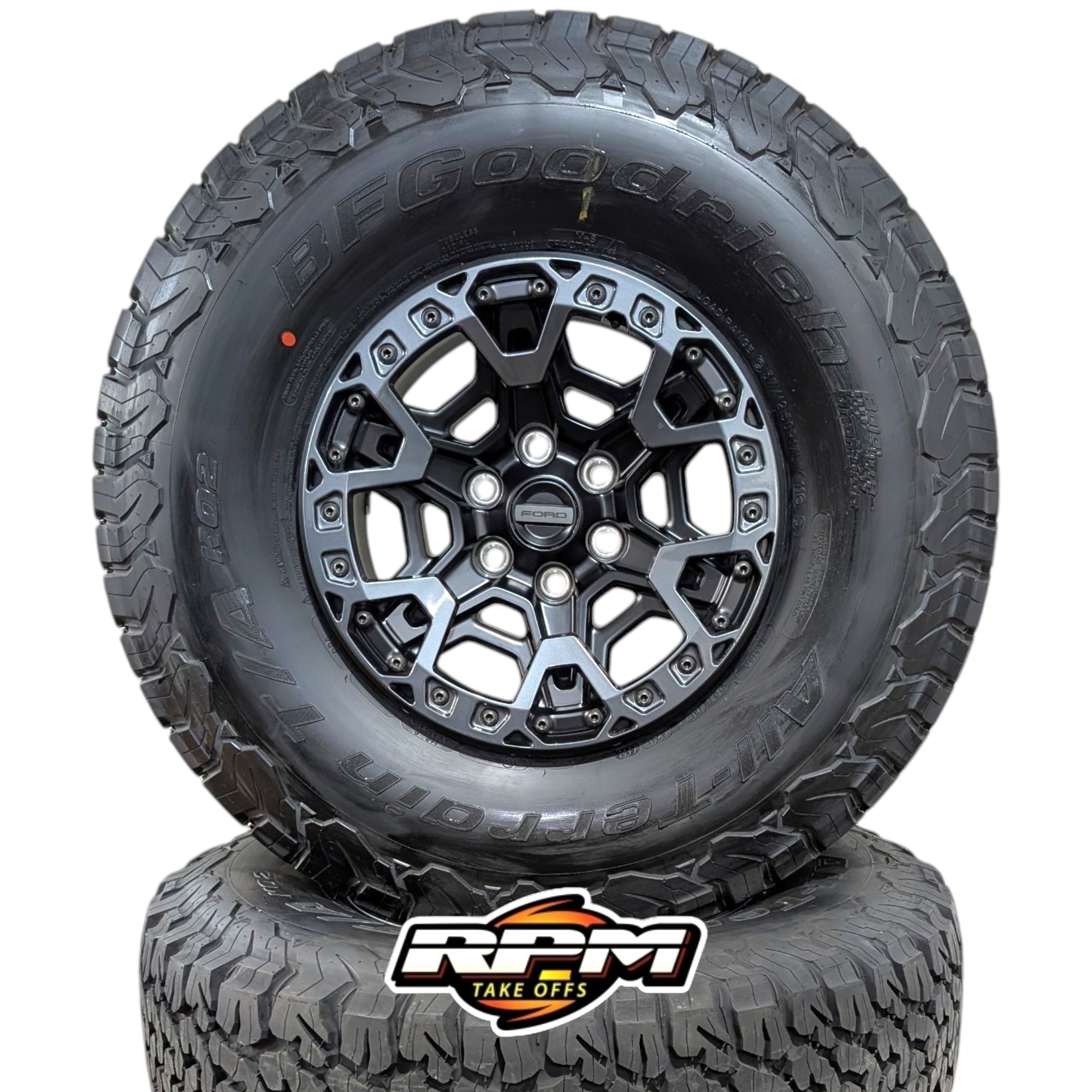 Ford F-150 Raptor R 17" Wheels with BF Goodrich All-Terrain T/A KO2 37×12.50R17 Tires — Set of 4